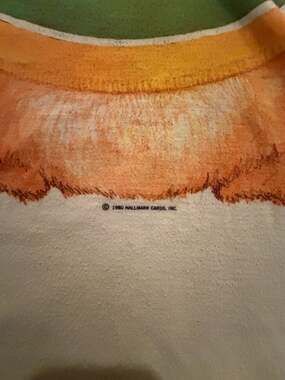 Vintage 1980 Hallmark Shirt Tales Digby Gopher Ringer Nightgown Shirt